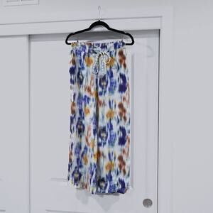 Baum Und Pferdgarten Size 36 Tie Dye Silk Print Pants (altered) | Size 36